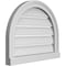 Ekena Millwork Round Top Surface Mount PVC Gable Vent: Functional, w/ 2"W x 2"P Brickmould Sill Frame, 22"W x 18"H GVPRT22X1803SF - alternate 4